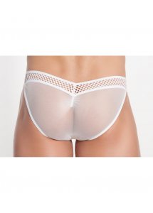 Seksowne Męskie Majteczki Z Siateczką Pascal - Me Seduce Biały