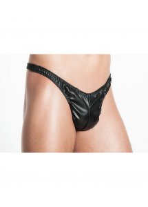 Klasyczne Męskie Majtki Z Ekoskóry Marcel - Me Seduce Czarny