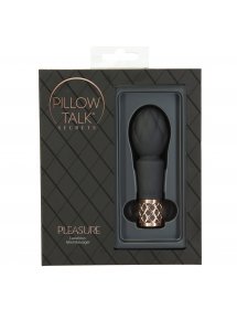 Pillow Talk - Mini Wibrujący Masażer Różdzkowy Pleasure Czarny