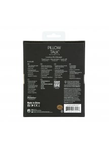 Pillow Talk - Mini Wibrujący Masażer Różdzkowy Pleasure Czarny