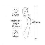 Shunga - Masażer Intymny Dla Kobiet ZOA Czarny