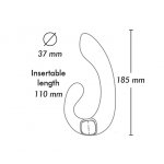 Shunga - Podwójny Wibrator Do Punktu-G i Łechtaczki MIYO Różowy