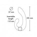 Shunga - Podwójny Wibrator Do Punktu-G i Łechtaczki MIYO Fioletowy