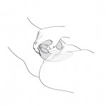 Shunga - Podwójny Wibrator Do Punktu-G i Łechtaczki MIYO Czarny