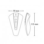 Shunga - Stymulator Łechtaczki Z Mocnymi Wibracjami OBI Czarny