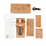 Love Not War - Wibrator Stymulujący Łechtaczkę i Punkt-G Laska Szary