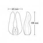 Shunga - Stymulator Łechtaczki Z Mocnymi Wibracjami Aiko Czarny