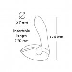 Shunga - Wibrator i Masażer Łechtaczki 2w1 SOYO Czarny