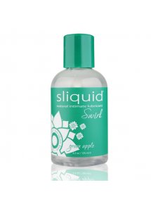 Sliquid - Naturalny Smakowy Lubrykant Bez Cukru Zielone Jabłko 125 ml