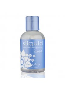 Sliquid - Naturalny Smakowy Lubrykant Bez Cukru Niebieska Malina 125 ml