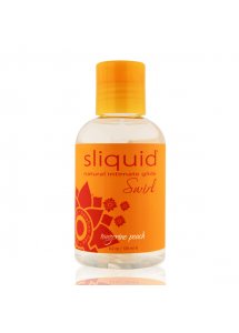 Sliquid - Naturalny Smakowy Lubrykant Bez Cukru Mandarynka-Brzoskiwinia 125 ml