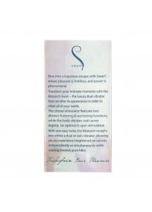 Swan - Stymulator Łechtaczki i Punktu G Zmieniający Kształt Turkusowy