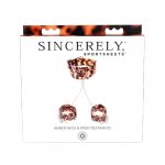 Sportsheets - Bursztynowe Obroża Na Szyję Z Kajdankami Na Ręce