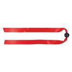 Sportsheets - Knebel Do Ust W Kształcie Kulki Z Satynową Czerwoną Wstążką