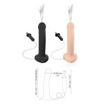 Strap On Me - Realistyczne Dildo Z Wytryskiem Czarne Squirting Dildo Cum L