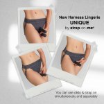 STRAP-ON-ME - UNIKALNA UPRZĄŻ DLA KOBIET SZARA
