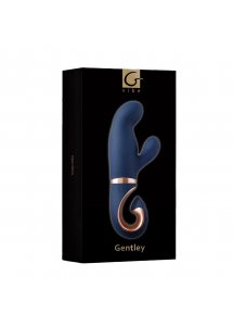 Gvibe - Wibrator Stymulujący Punkt G i Łechtaczkę Niebieski Gentley