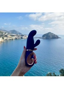 Gvibe - Wibrator Stymulujący Punkt G i Łechtaczkę Niebieski Gentley