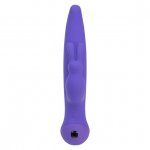 Swan - Wibrator Króliczek Podwójna Rozkosz Fioletowy Duo