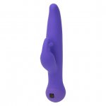 Swan - Wibrator Króliczek Potrójna Rozkosz Fioletowy Trio