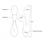 Swan - Wibrator Z Podwójną Stymulacją Punktu-G I Łechtaczka The Silhouette Swan