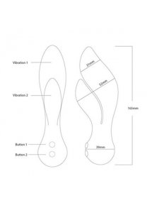 Swan - Wibrator Z Podwójną Stymulacją Punktu-G I Łechtaczka The Feather Swan