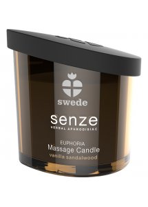 Świeca do masażu erotycznego - Swede Senze Massage Candle  Wanilia + Drzewo sandałowe
