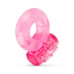 Love In The Pocket - Wibrujący Pierścień Na Penisa Ze Stymulacją Łechtaczki Różowy