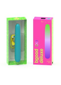 B Swish - Klasyczny Silikonowy Wibrator Bgood Infinite Deluxe Niebieski