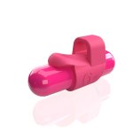 The Screaming O - Mini Wibrator Kulkowy Z Języczkiem 4B Fingo SlimStrawberry