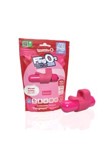 The Screaming O - Mini Wibrator Kulkowy Z Języczkiem 4B Fingo SlimStrawberry