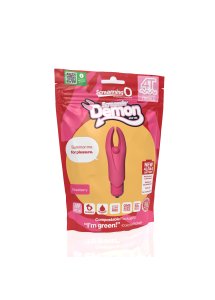 The Screaming O - Mini Wibrator Z Elastycznymi Rogami 4B DemonStrawberry