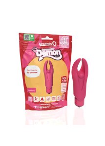 The Screaming O - Mini Wibrator Z Elastycznymi Rogami 4B DemonStrawberry