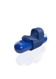 The Screaming O - Mini Wibrator Kulkowy Z Języczkiem 4B Fingo SlimBlueberry