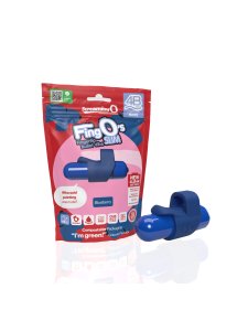 The Screaming O - Mini Wibrator Kulkowy Z Języczkiem 4B Fingo SlimBlueberry