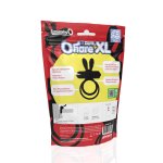 The Screaming O - Wibrujący Pierścień Na Penisa Króliczek Podwójny 4B Ohare XLBlack