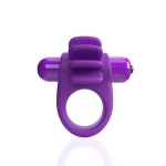 The Screaming O - Wibrujący Pierścień Na Penisa Z Płetwami 4B SkoochGrape