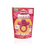 The Screaming O - Wibrujący Pierścień Na Penisa Z Płetwami 4T SkoochStrawberry