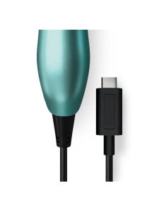 Doxy - Masażer Łechtaczki Z Ruchomą Główką Doxy 3 USB-C Turkusowy