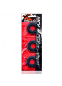 Trzy pierścienie na penisa - Oxballs Ringer of Do-Nut 1 Special Edition Night  