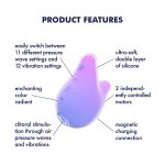 SATISFYER - WIBRATOR PULSACYJNY FIOLET/RÓŻ