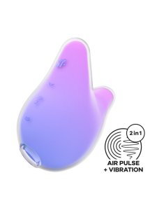 SATISFYER - WIBRATOR PULSACYJNY FIOLET/RÓŻ