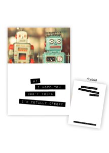 Warm Human - Kartka Z Niegrzecznymi Życzeniami Mam Małą Obsesję Na Twoim Punkcie