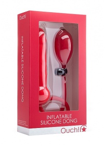 Ouch - powiększające Pompowane DMUCHANE DILDO 15,7cm