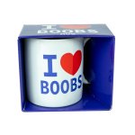 I love Boobs - Kubek Z Napisem I love Boobs