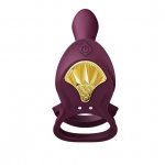 Zalo - Wibrujący Pierścień Na Penisa Z Pilotem Fioletowy Bayek