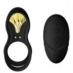 Zalo - Wibrujący Pierścień Na Penisa Z Pilotem Czarny Bayek