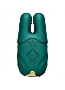 Zalo - Bezprzewodowe Wibrujące Zaciski Na Sutki Zielone Nave