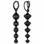 Koraliki analne 2 sznury - Satisfyer Beads Black