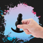 Korek analny - FeelzToys Plugz Butt Plug Black Nr. 1  